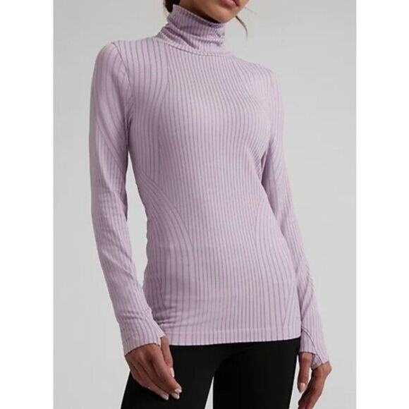 Athleta Flurry Endeavor Turtleneck – Shasta Purple Gray – Size XS - Picture 1 of 7